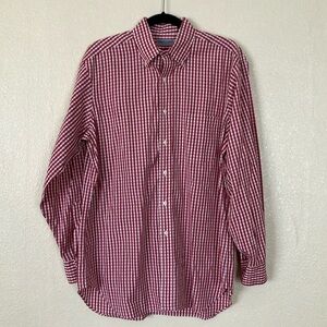 Bullock & Jones Plaid Button Down Shirt, M